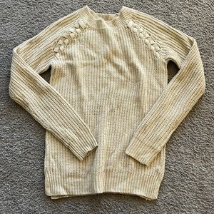 Beige Knit Sweater, SO Kohl's Juniors Size small